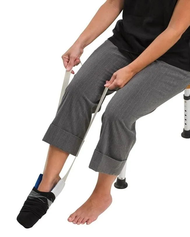 Deluxe Sock & Stocking Puller Assistant Aid - Easy Up Compression Helper Tool