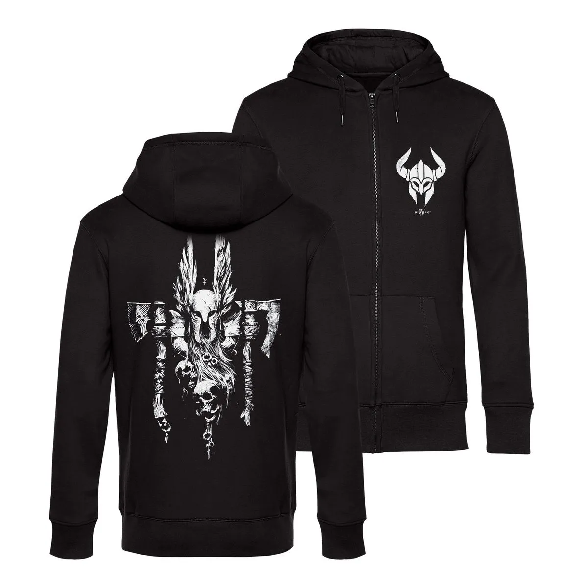 Diablo - Barbarian Sigil - Zip-Hoodie