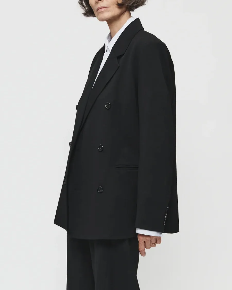 Double Breasted Blazer Black