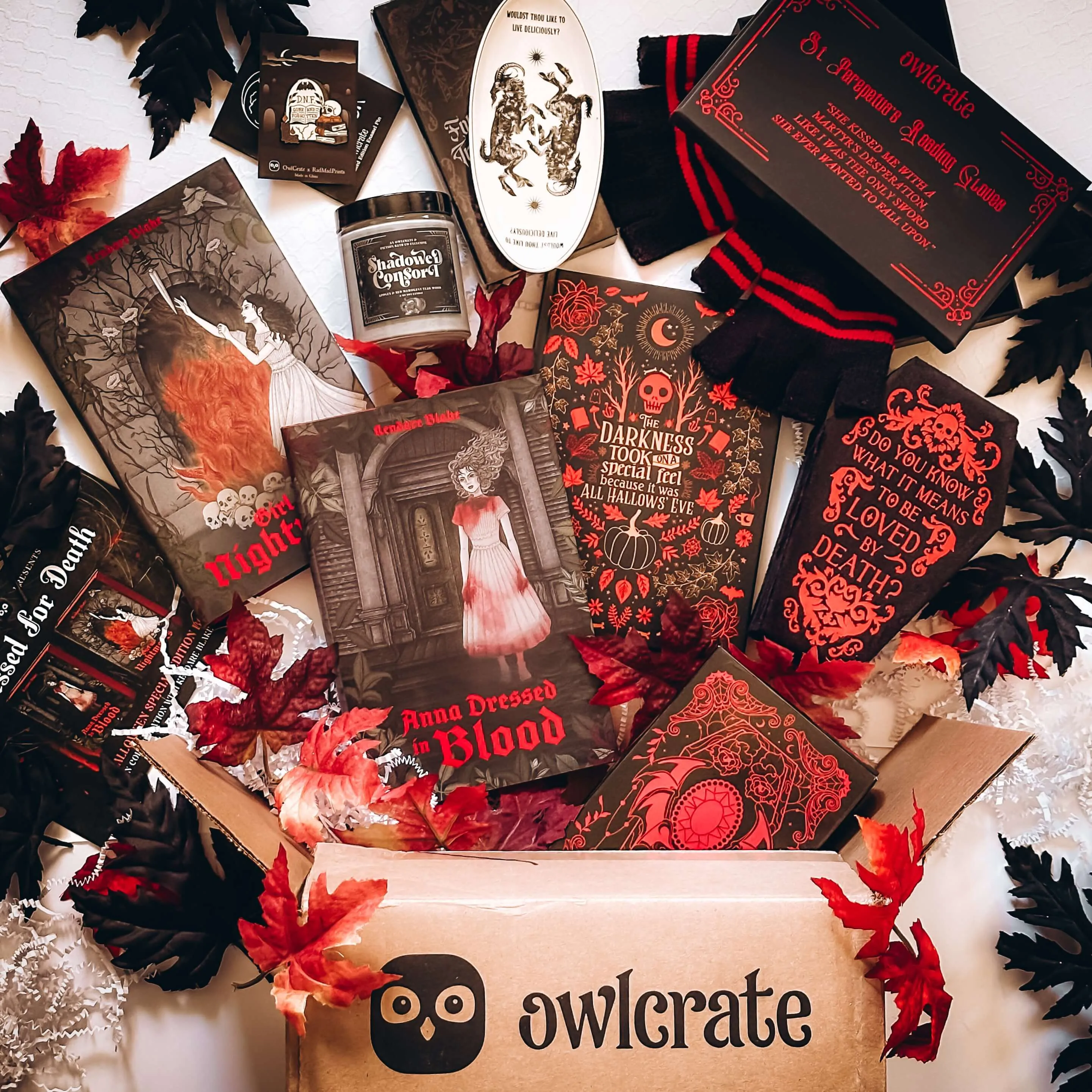 Dressed for Death — Books & Goodies (Exclusive OwlCrate Edition)