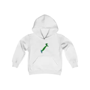 Earth versus Corona virus Youth Heavy Blend Hooded Sweatshirt