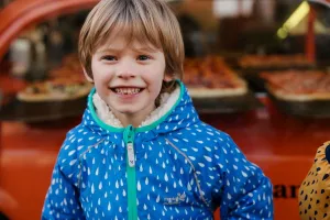 Ecosplash Fleece Lined Jacket - Blue Print