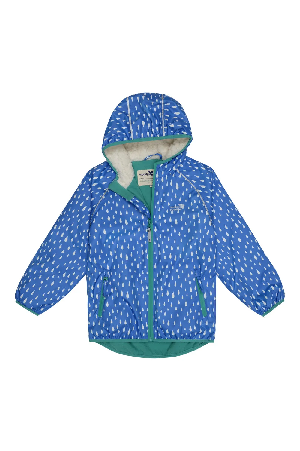 Ecosplash Fleece Lined Jacket - Blue Print