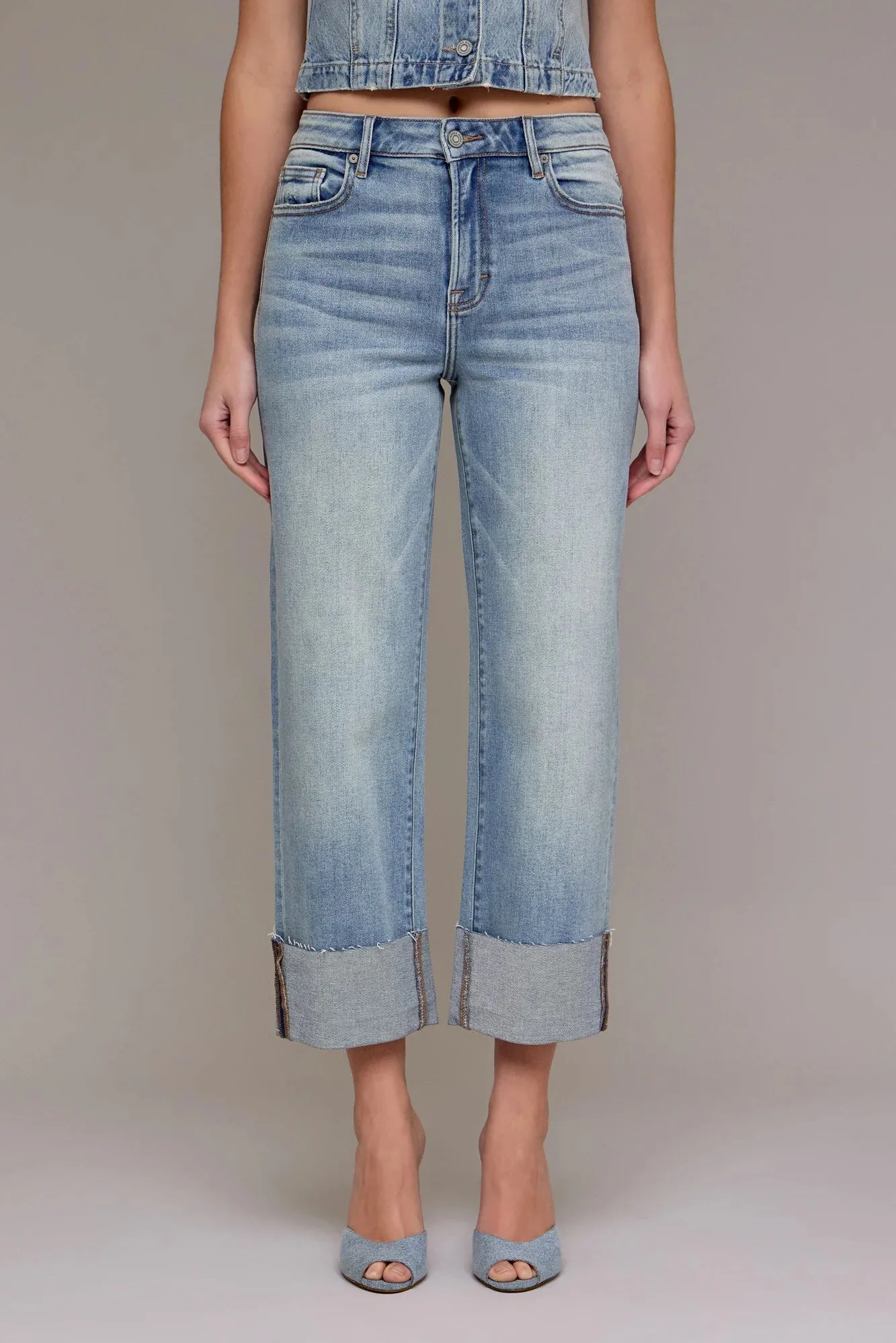 Ella High Rise Cuffed
