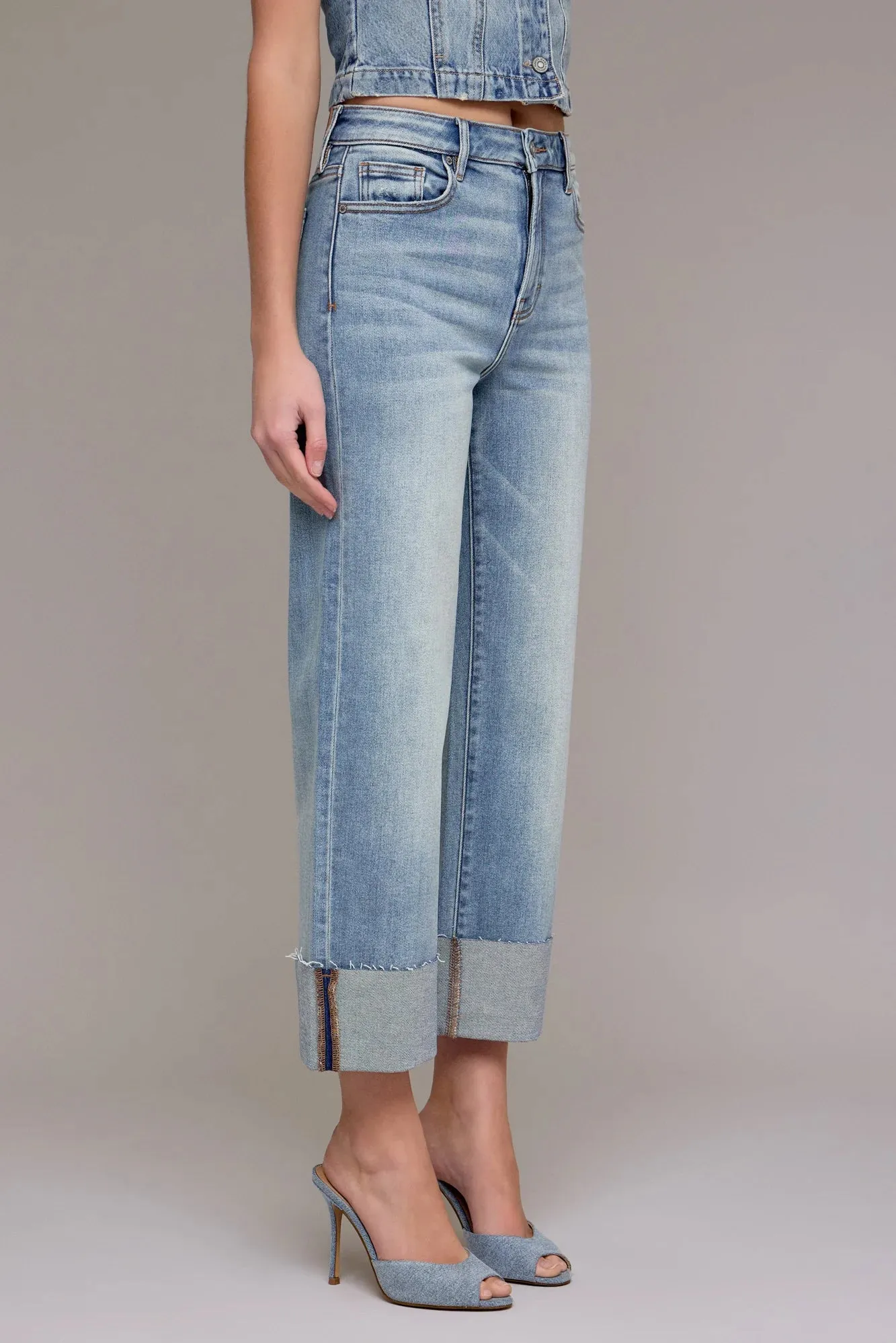 Ella High Rise Cuffed