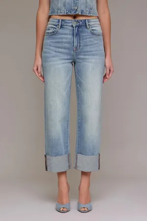 Ella High Rise Cuffed