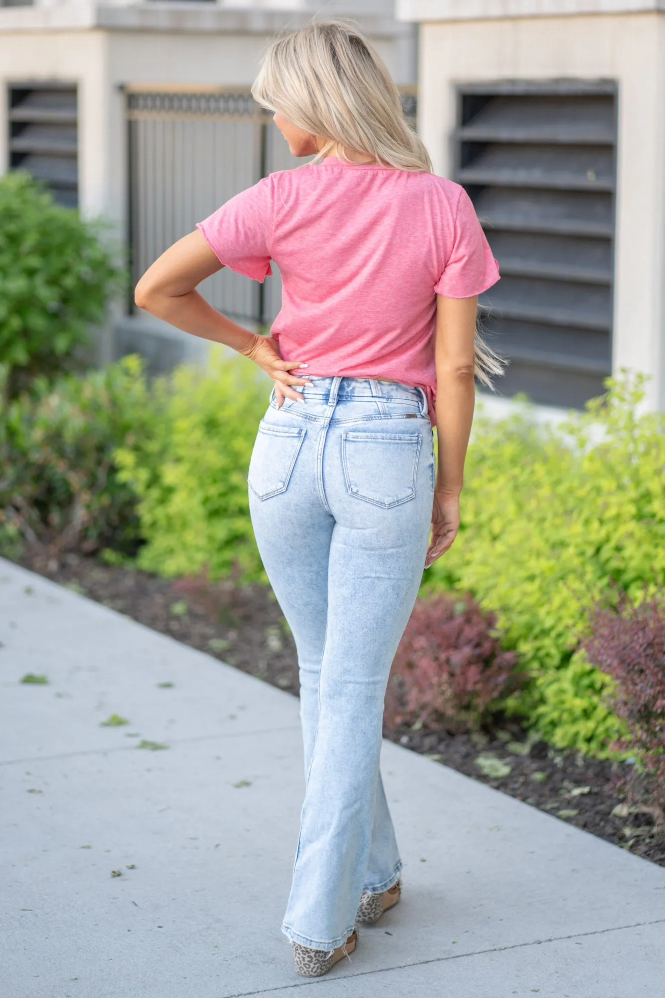 Elodie High Rise Flare