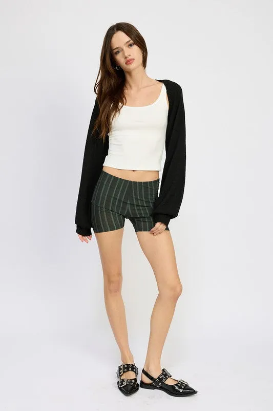 Emory Park BLOUSON SLEEVE BOLERO