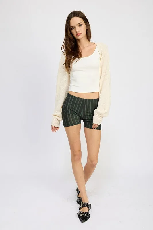 Emory Park BLOUSON SLEEVE BOLERO