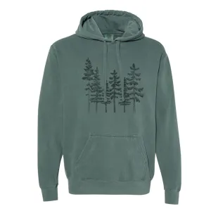 Evergreen Unisex Garment-Dyed Hoodie