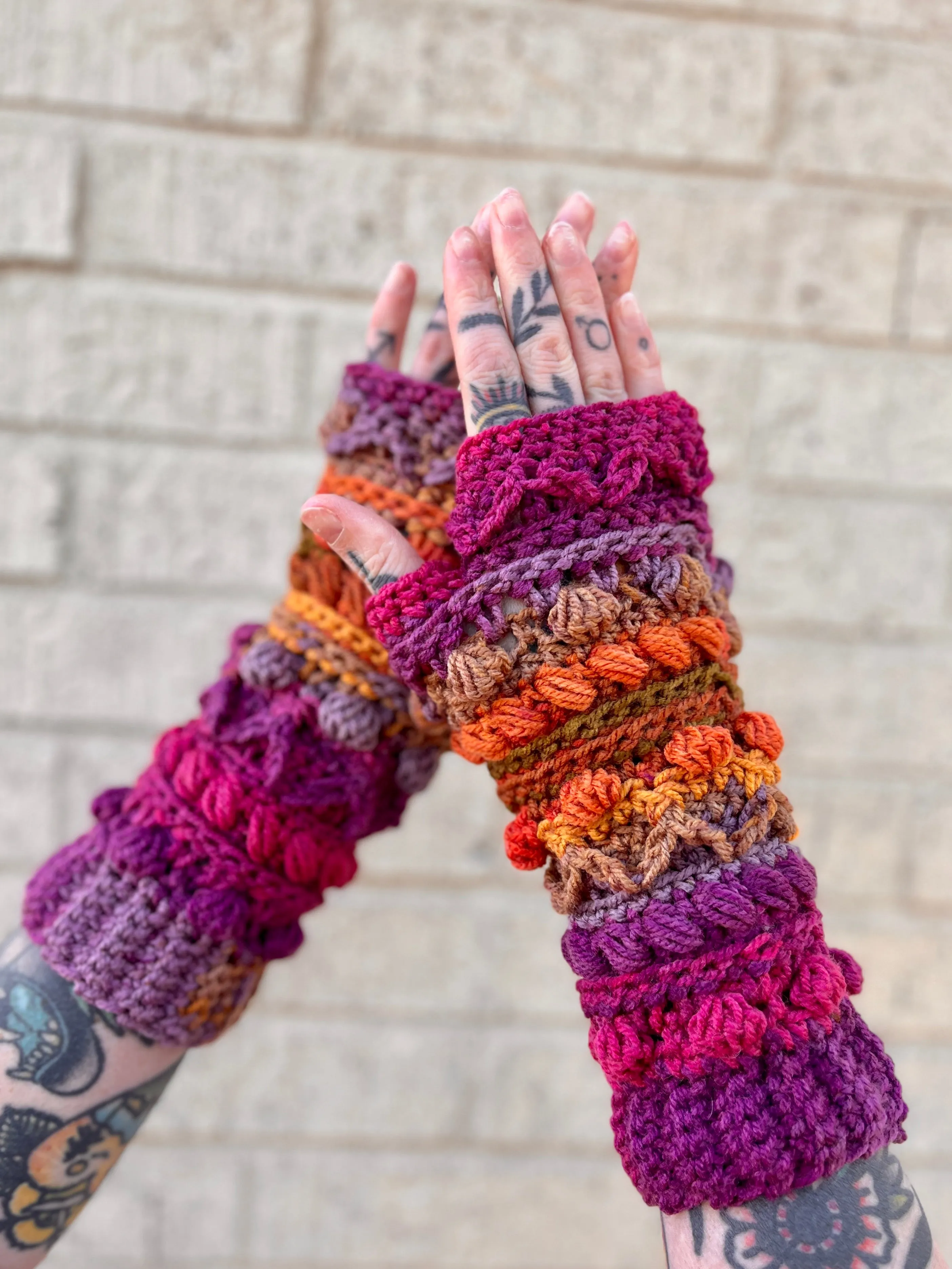 Fable Fingerless Gloves Crochet Pattern