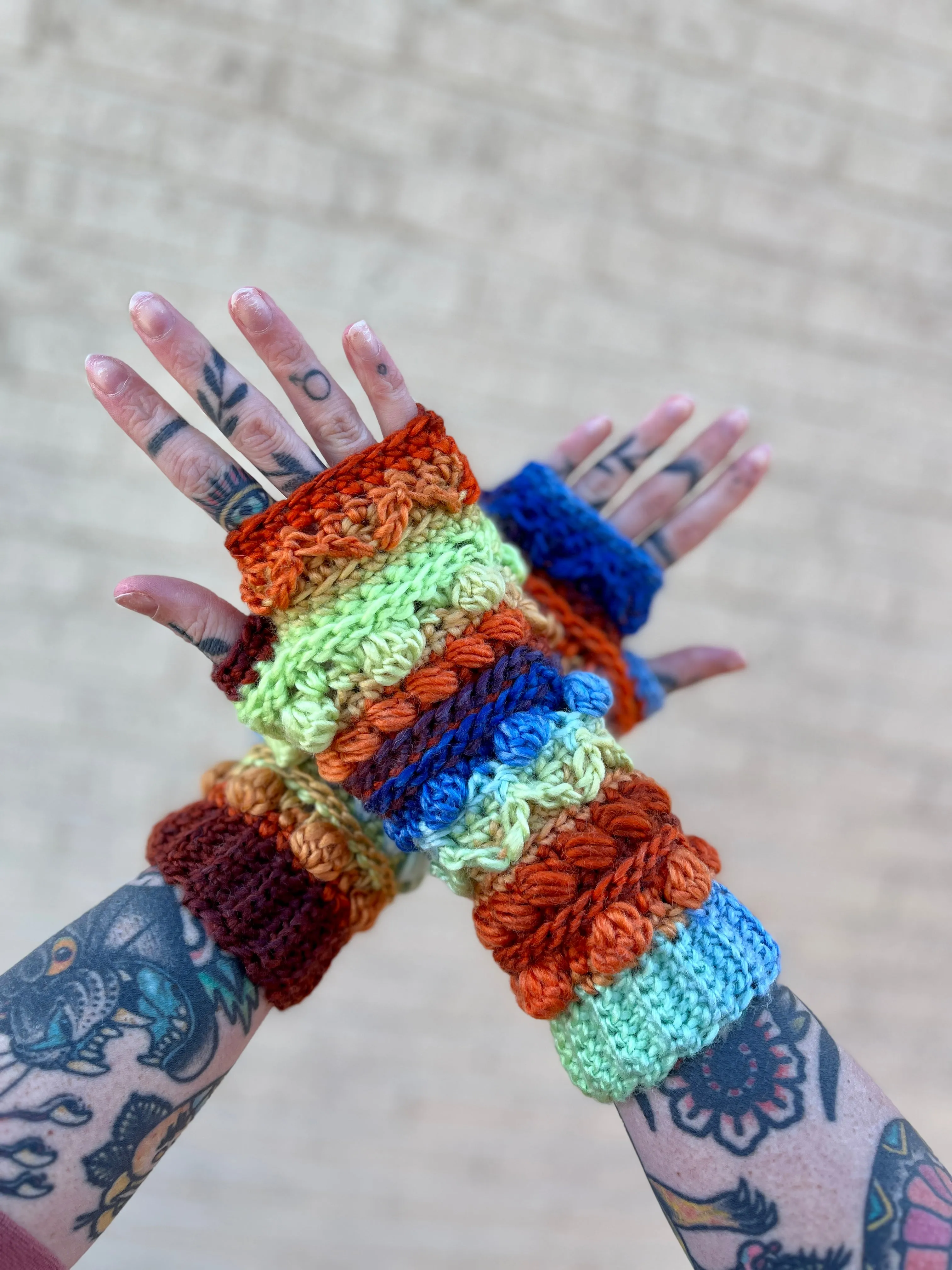 Fable Fingerless Gloves Crochet Pattern
