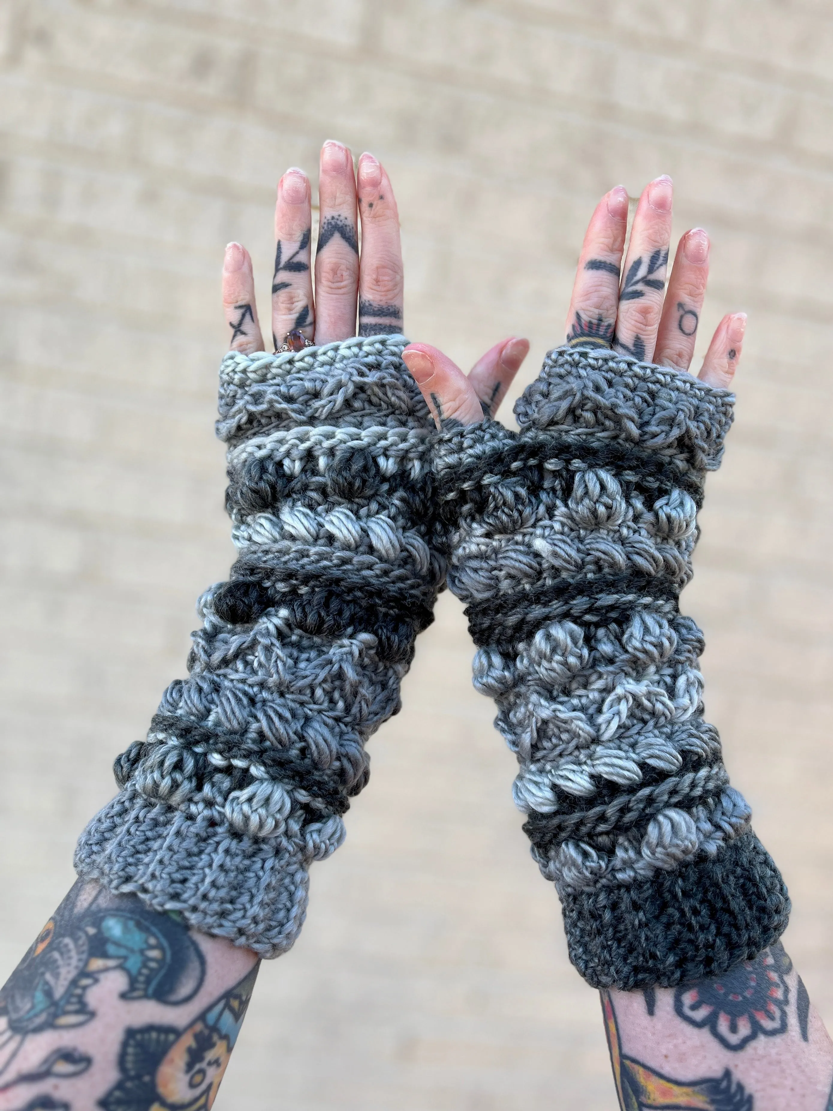 Fable Fingerless Gloves Crochet Pattern