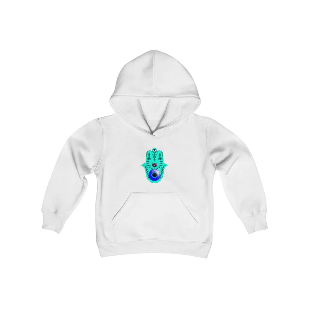 Fatimas Hand Youth Heavy Blend Hooded Sweatshirt