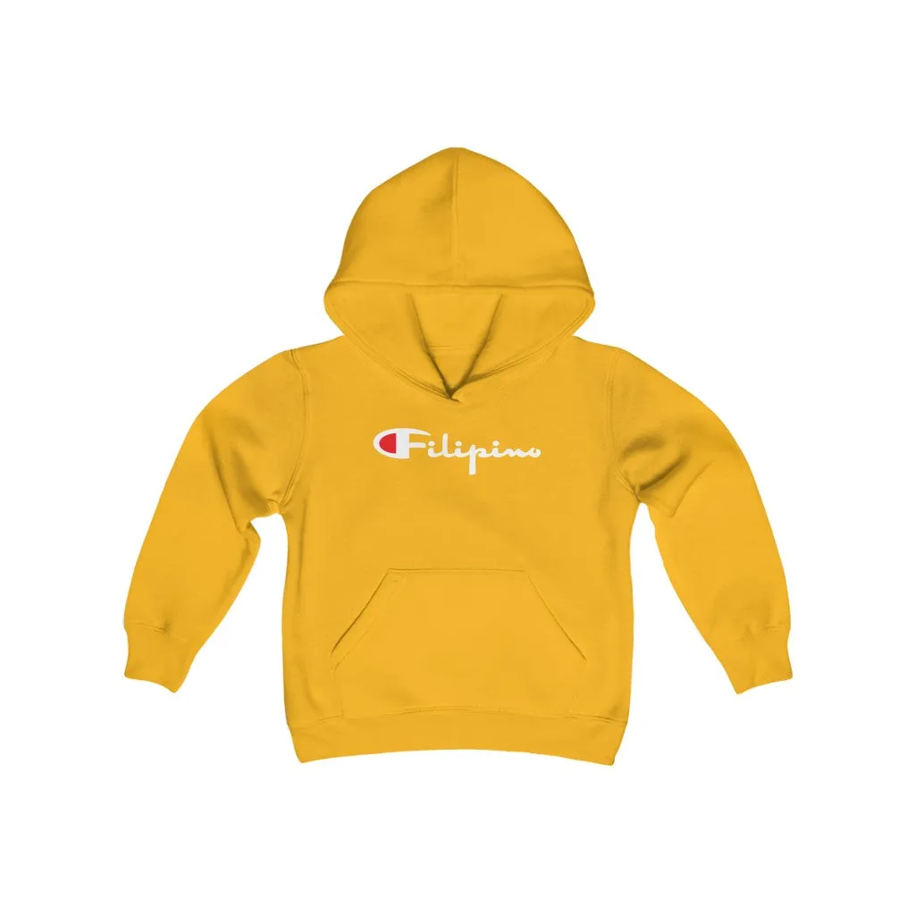 Filipino Champion Kids Youth Heavy Blend Hooded Sweatshirt