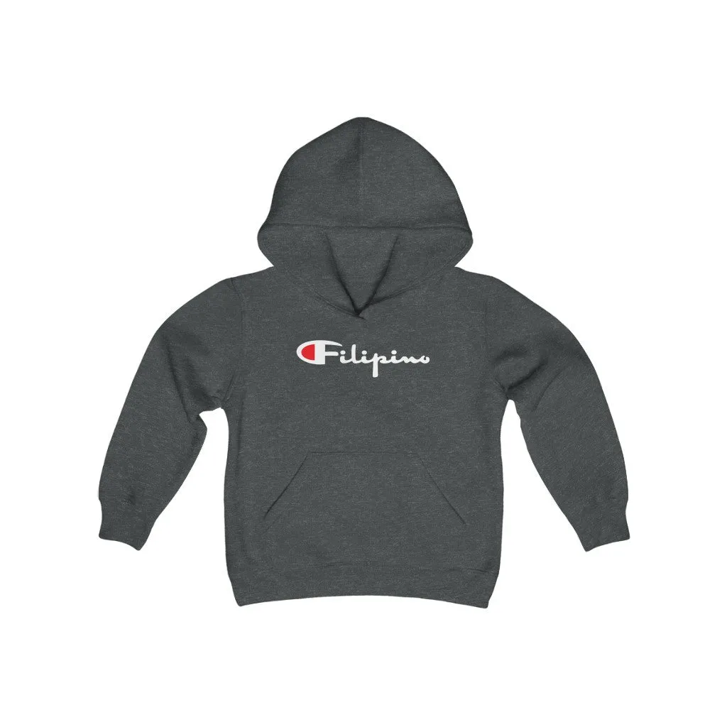 Filipino Champion Kids Youth Heavy Blend Hooded Sweatshirt