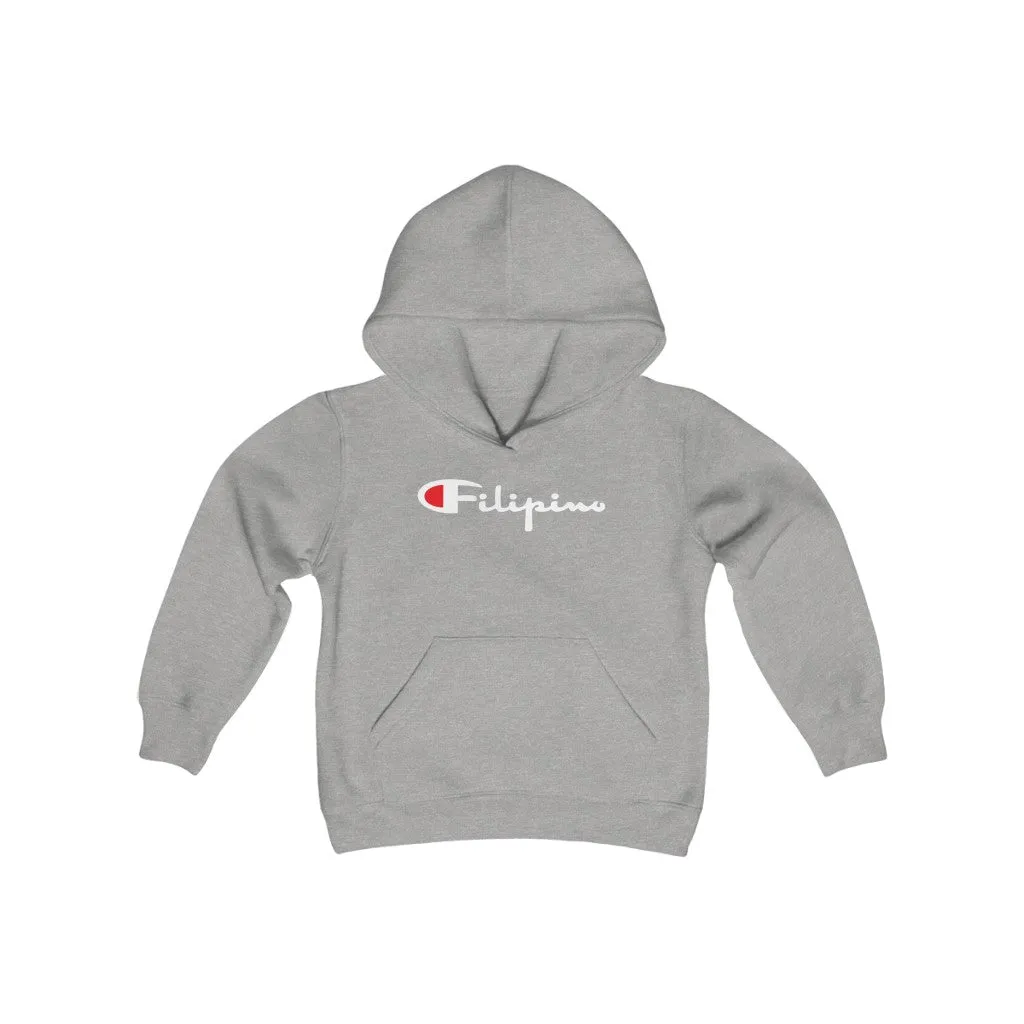 Filipino Champion Kids Youth Heavy Blend Hooded Sweatshirt