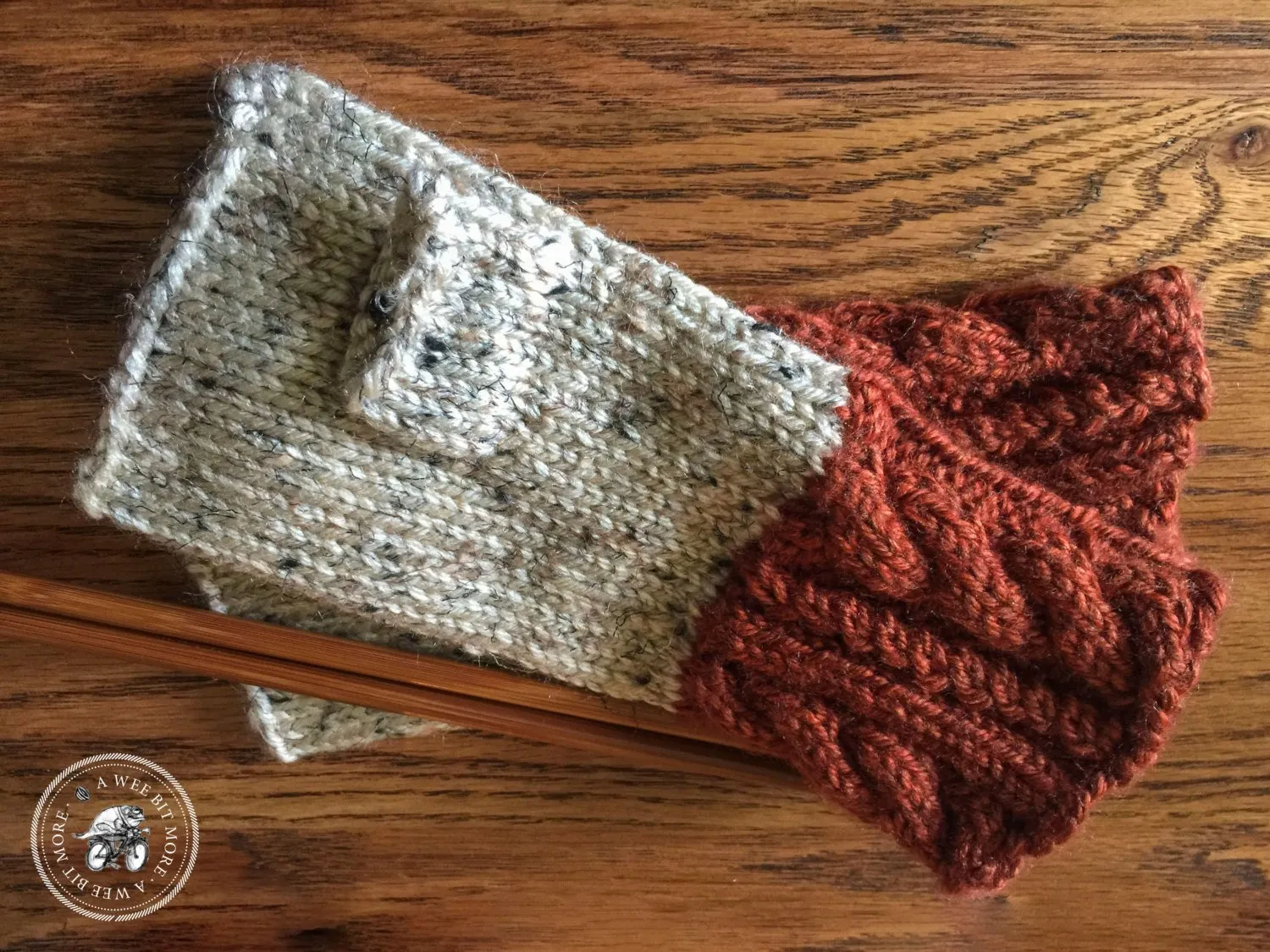Fingerless Mitts – Rusty Wheat