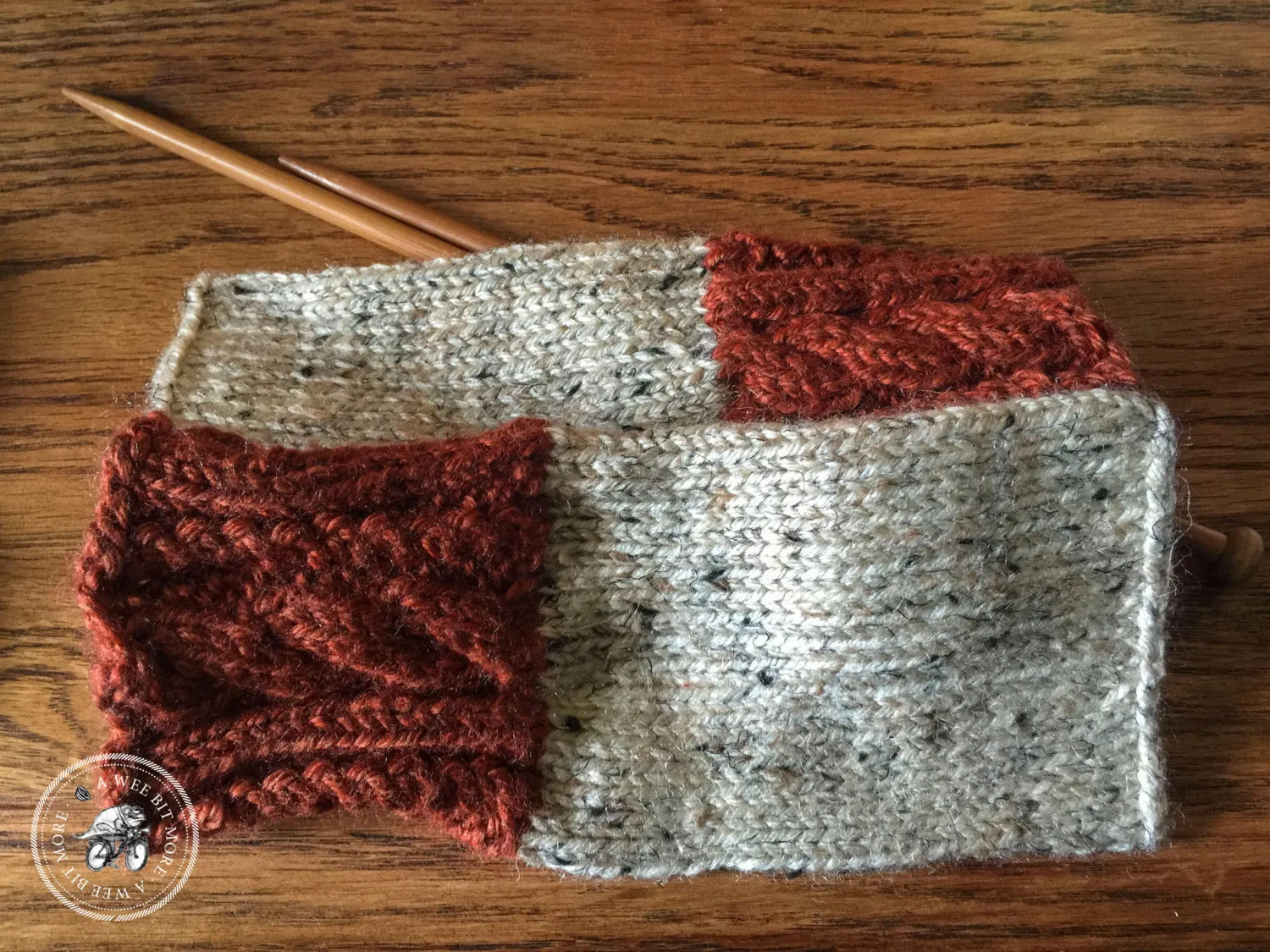 Fingerless Mitts – Rusty Wheat