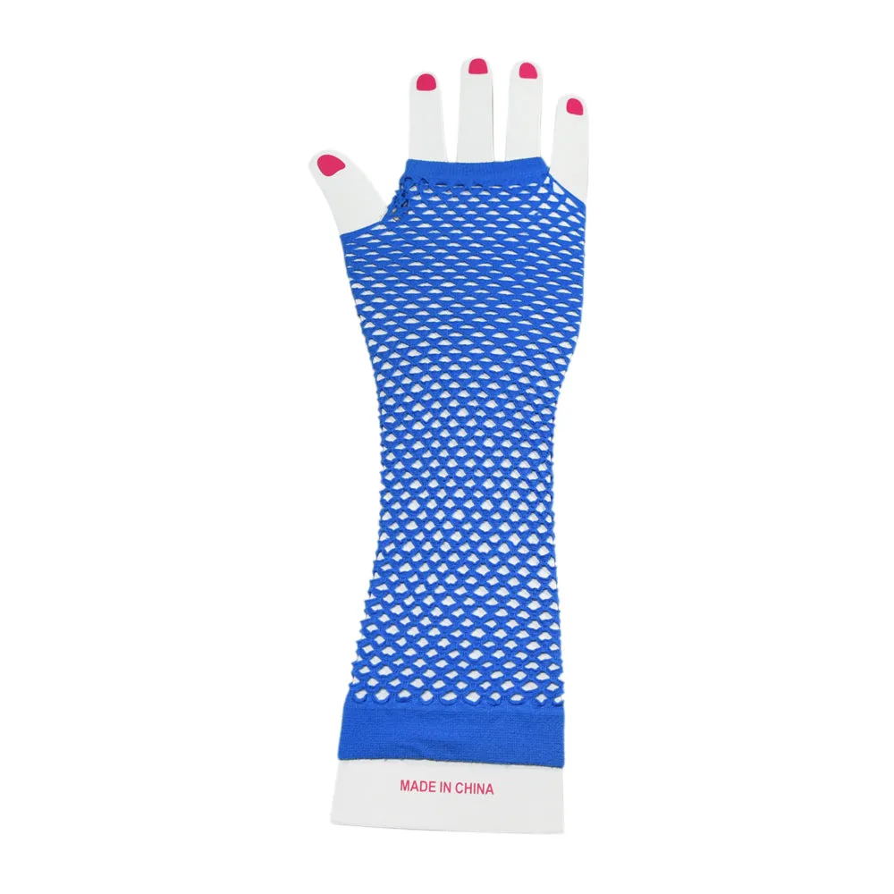 Fishnet Fingerless Gloves Length
