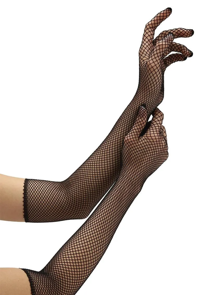 Fishnet Opera Glove (Black)