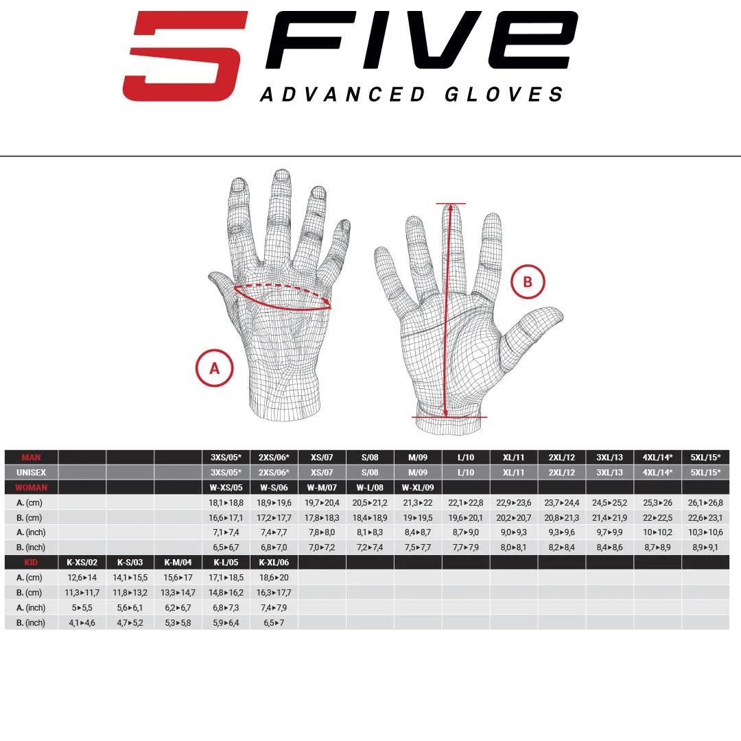 FIVE RC3 Gel Shorty Gloves.