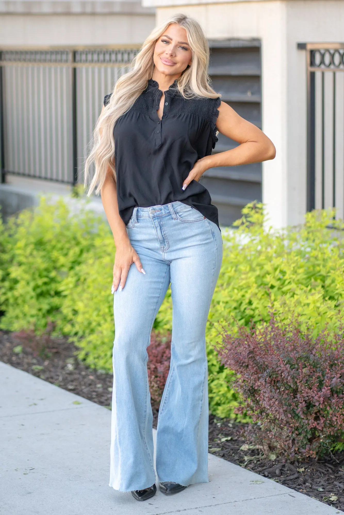 Flare Cat High Rise Side Slit Super Flare