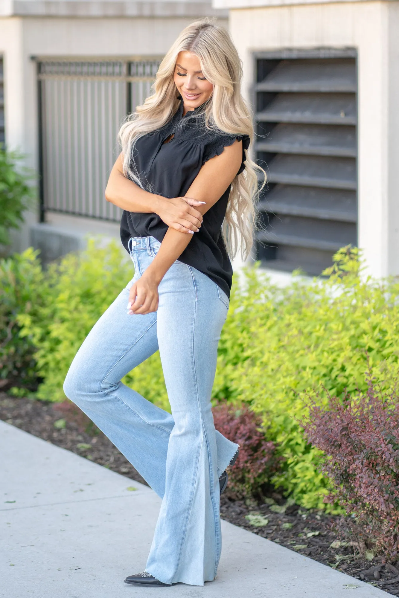 Flare Cat High Rise Side Slit Super Flare