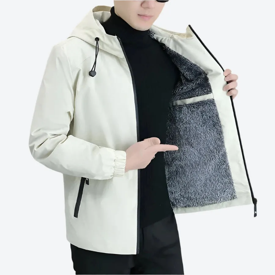Fleece-Lined Winter Hooded Jackets