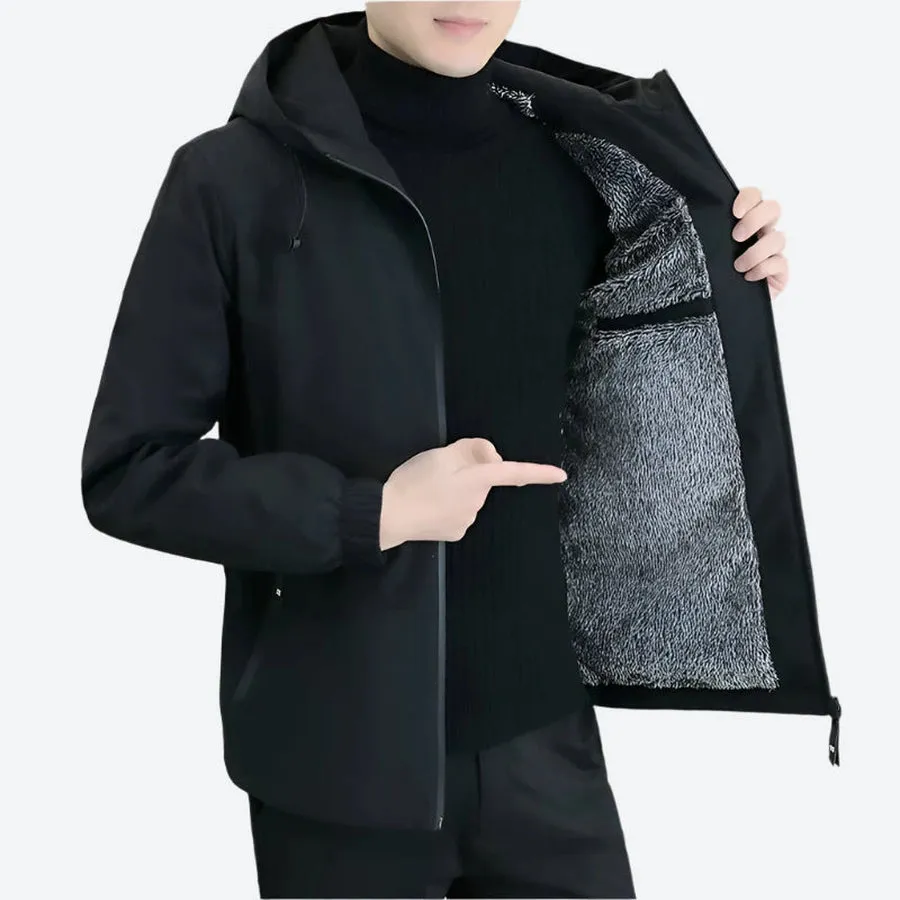 Fleece-Lined Winter Hooded Jackets