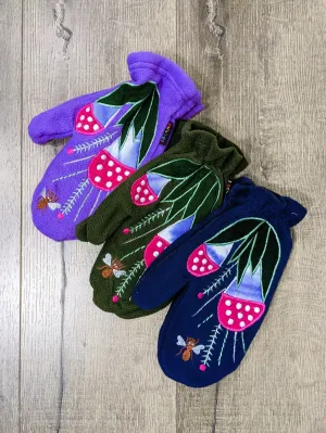 Fleece Mushroom Mittens