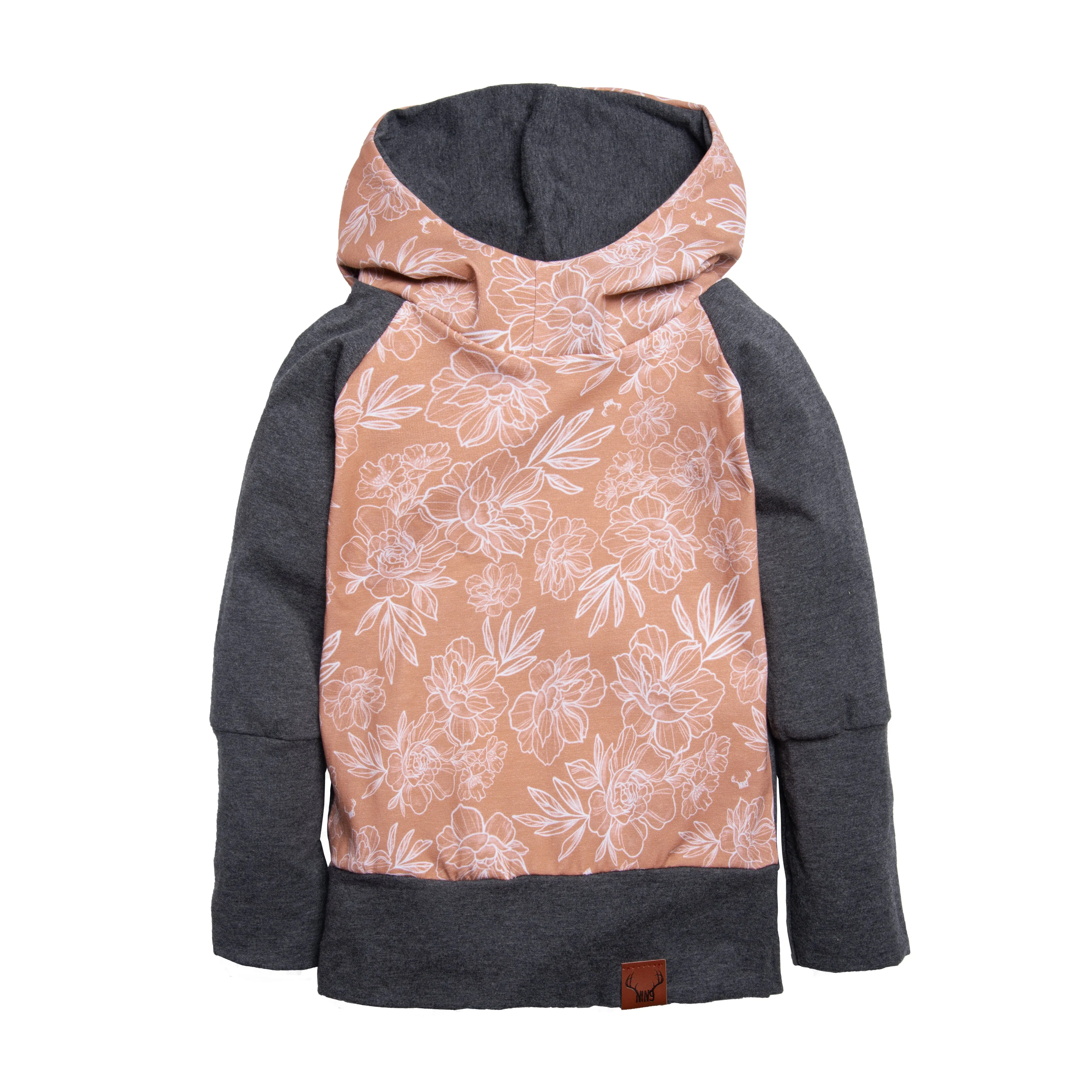 FLEURS ROSE Hoodie évolutif
