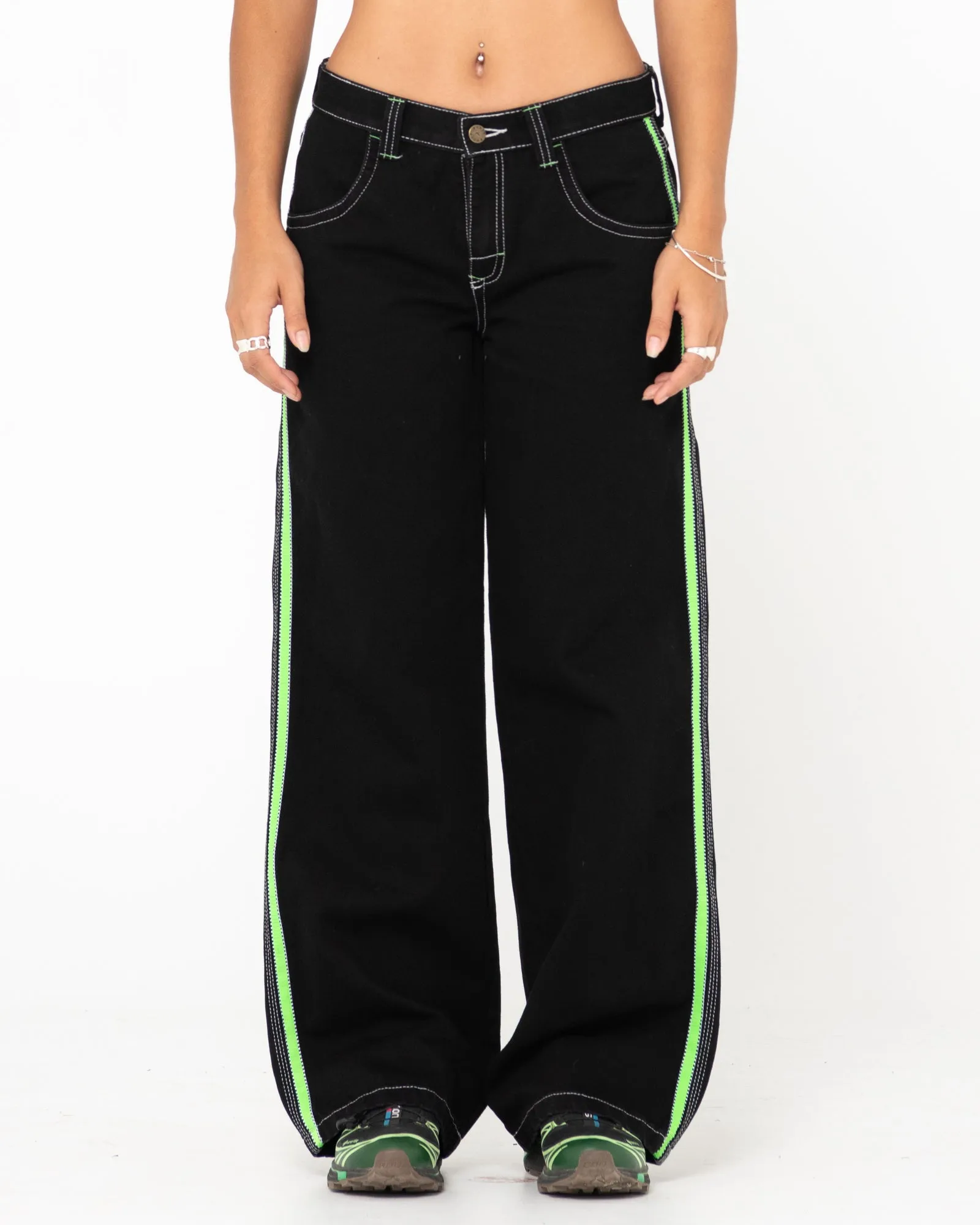 Flip Mommy Low Rise Baggy Jean