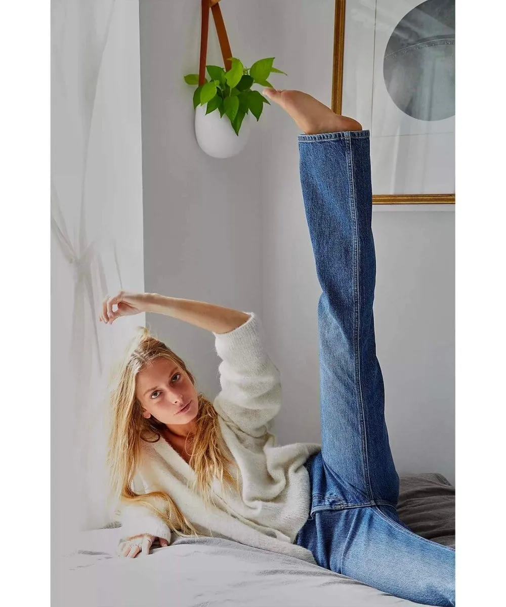 French Girl Flare Jean Aura Blue