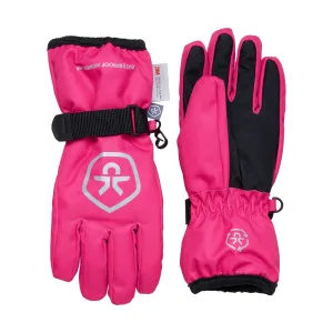 Fuchsia Purple Recycled Waterproof Winter Gloves - 1 Left Size 10-12 years