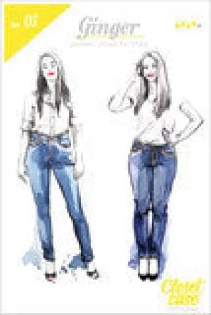 Ginger Skinny Jeans SEWING PATTERN by Closet Core Files