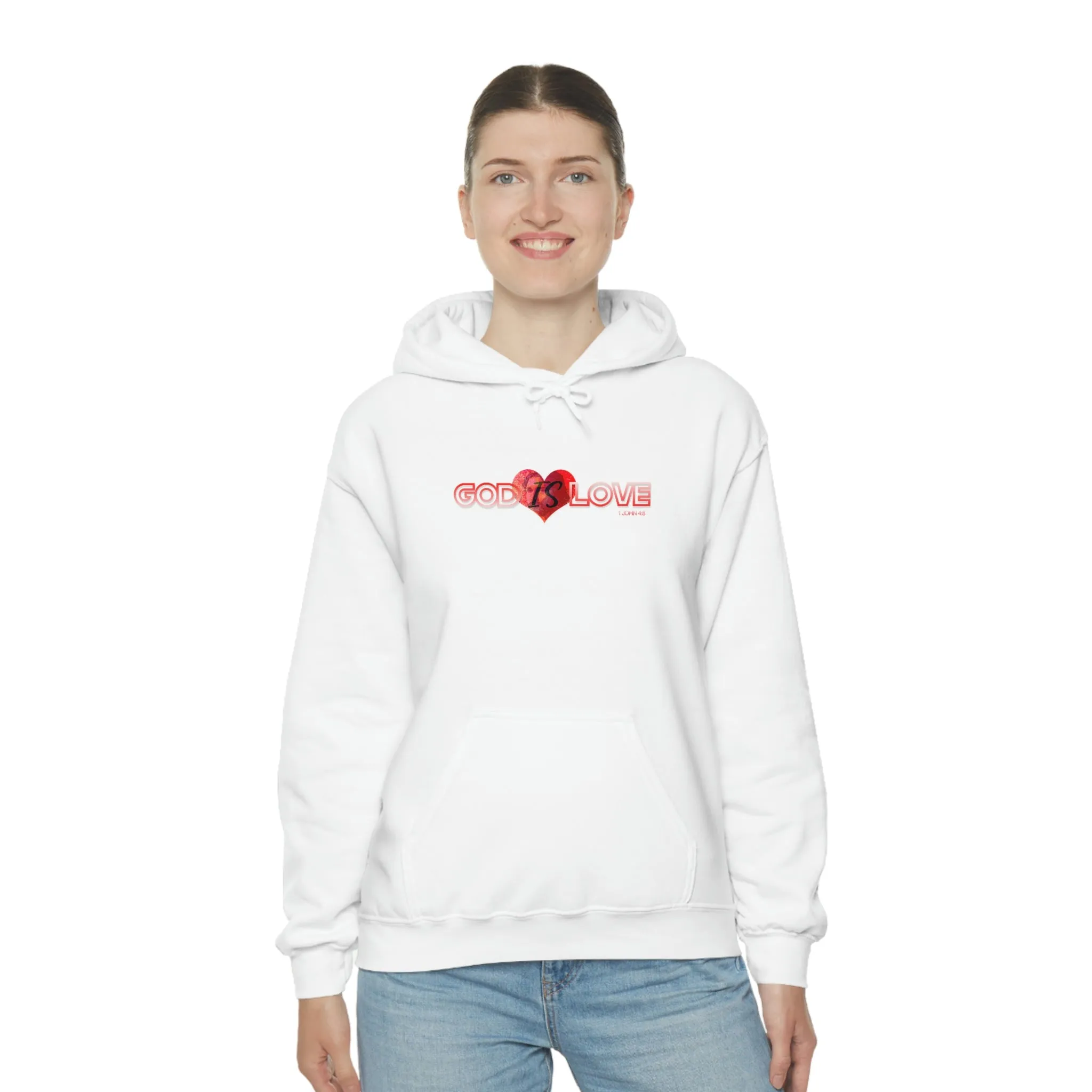 God is Love Men’s Unisex Heavy Blend™ Hooded Sweatshirt