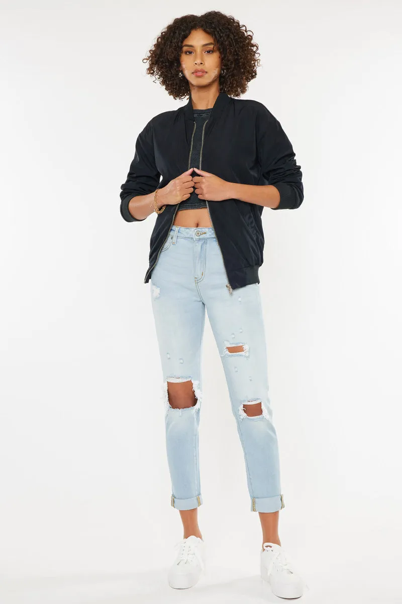 Greer Ultra High Rise Mom Jeans