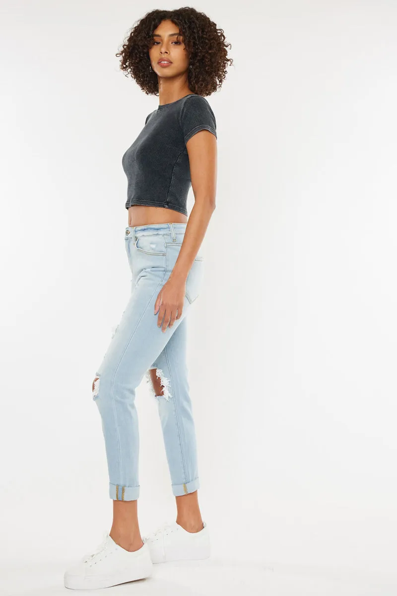 Greer Ultra High Rise Mom Jeans