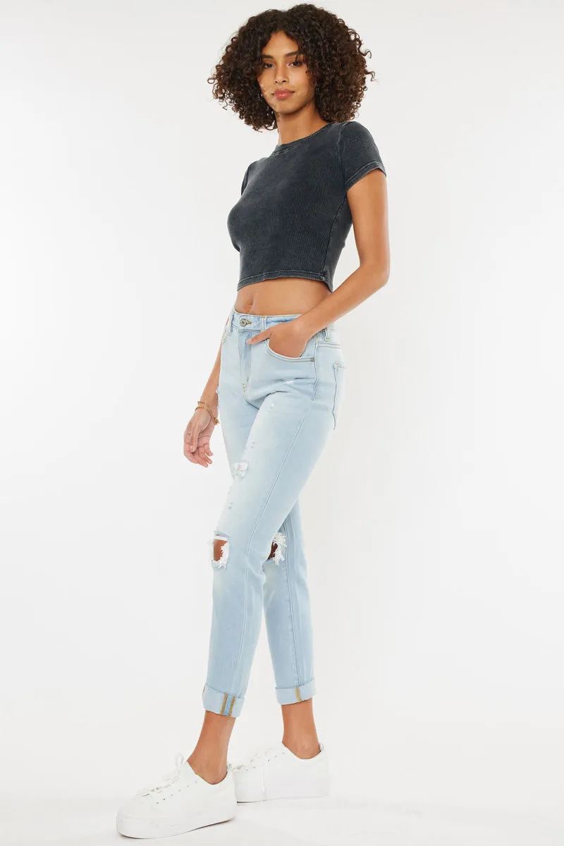 Greer Ultra High Rise Mom Jeans