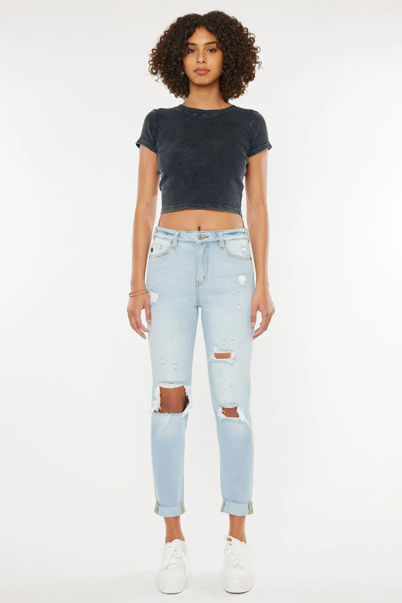 Greer Ultra High Rise Mom Jeans