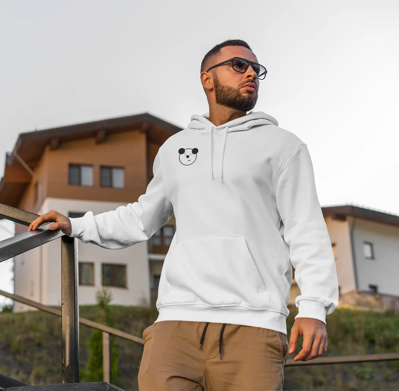 Happy Bear Adult Hoodie