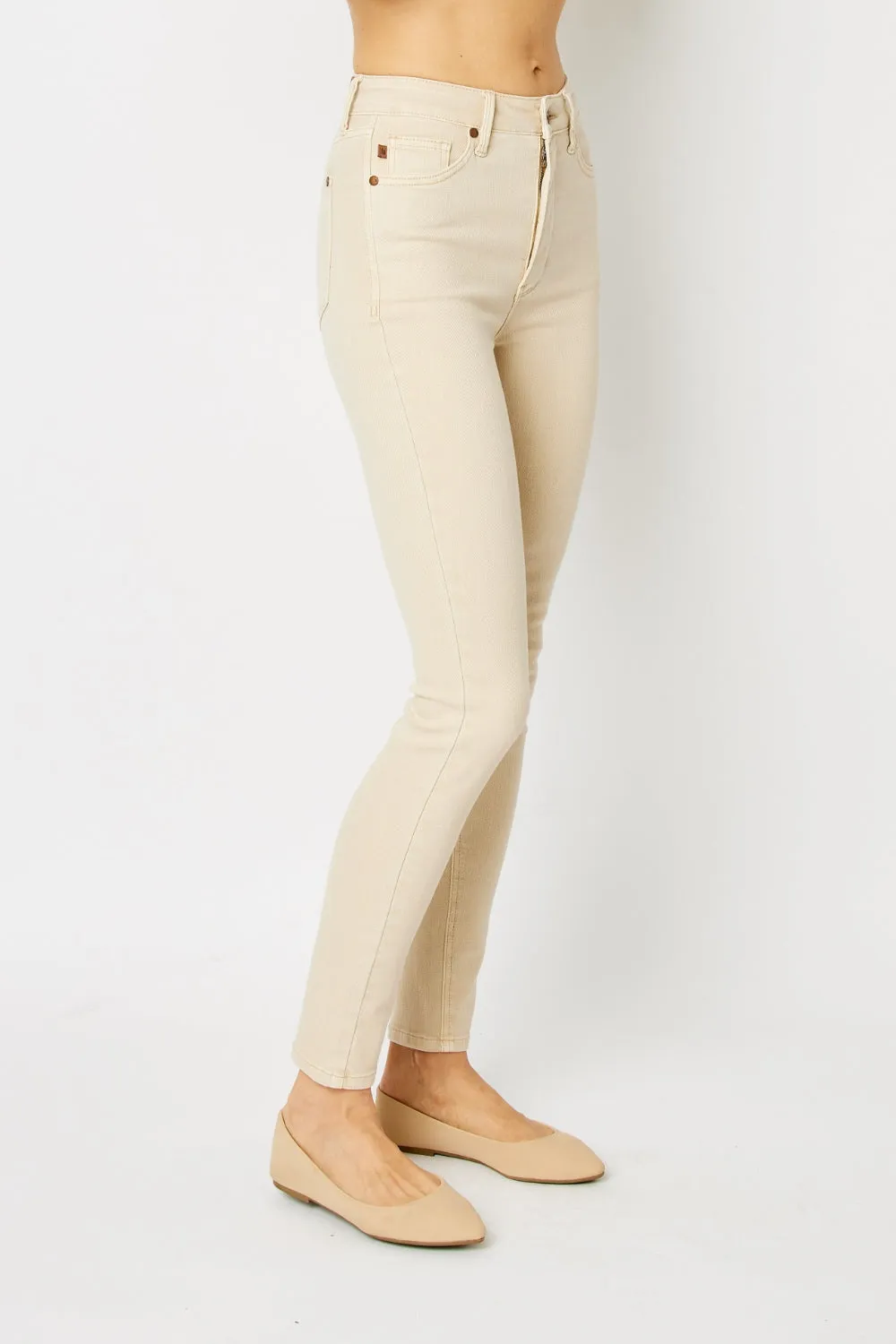 Hazel Blues® |  Judy Blue Garment Dyed Tummy Control Skinny Jeans