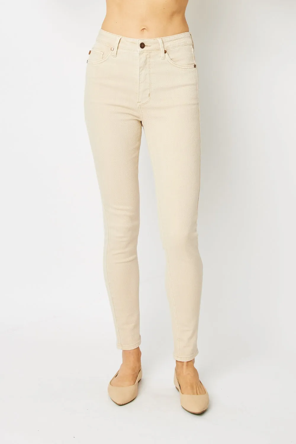 Hazel Blues® |  Judy Blue Garment Dyed Tummy Control Skinny Jeans