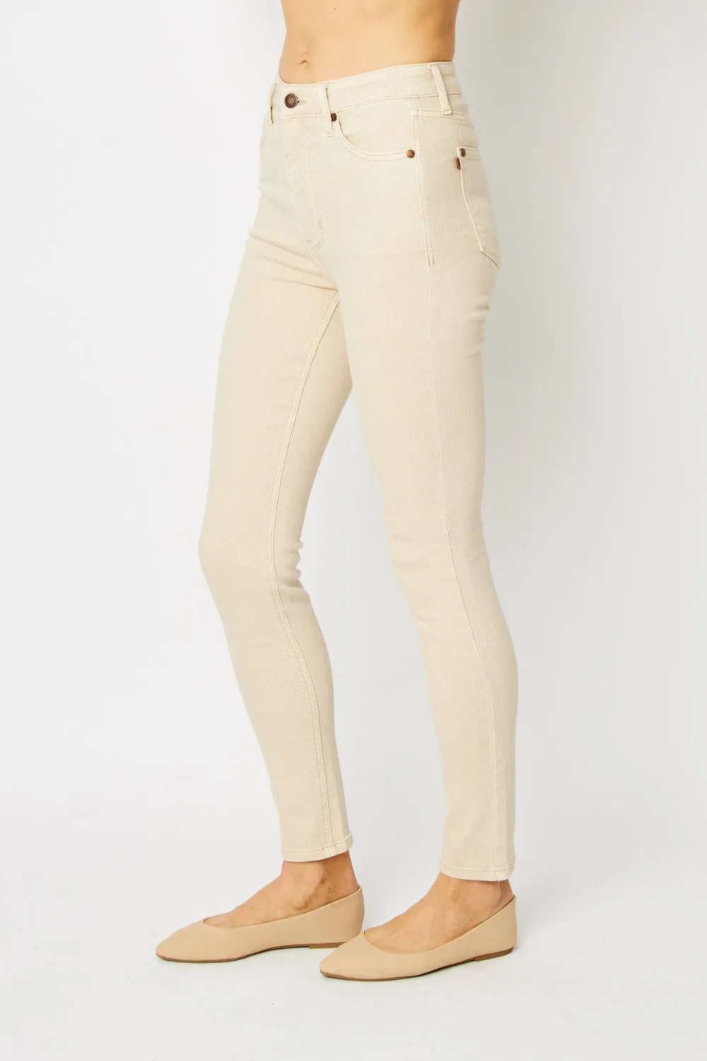 Hazel Blues® |  Judy Blue Garment Dyed Tummy Control Skinny Jeans
