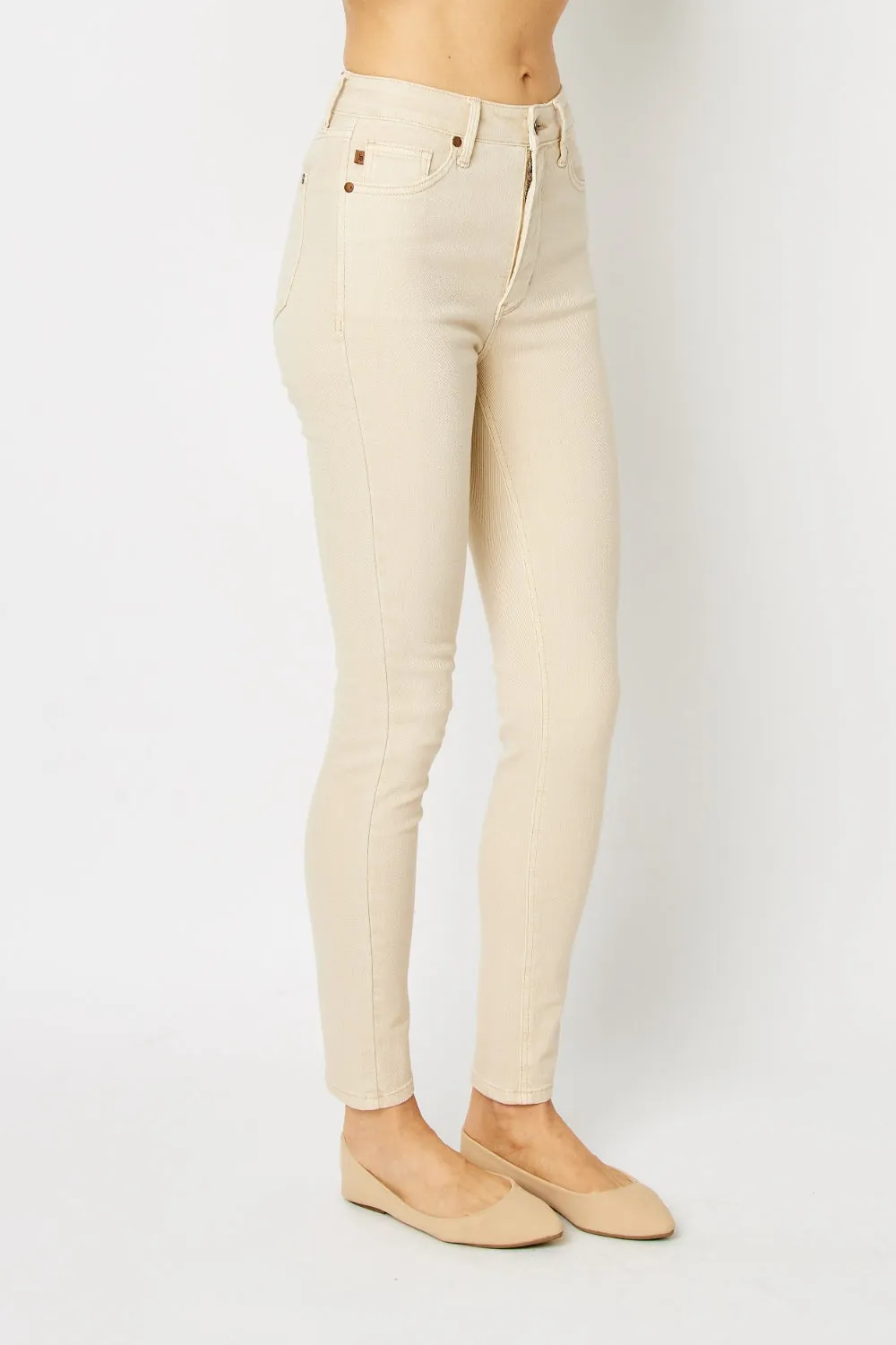 Hazel Blues® |  Judy Blue Garment Dyed Tummy Control Skinny Jeans