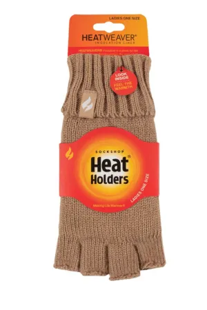 Heat Holders Ladies Fingerless Thermal Gloves