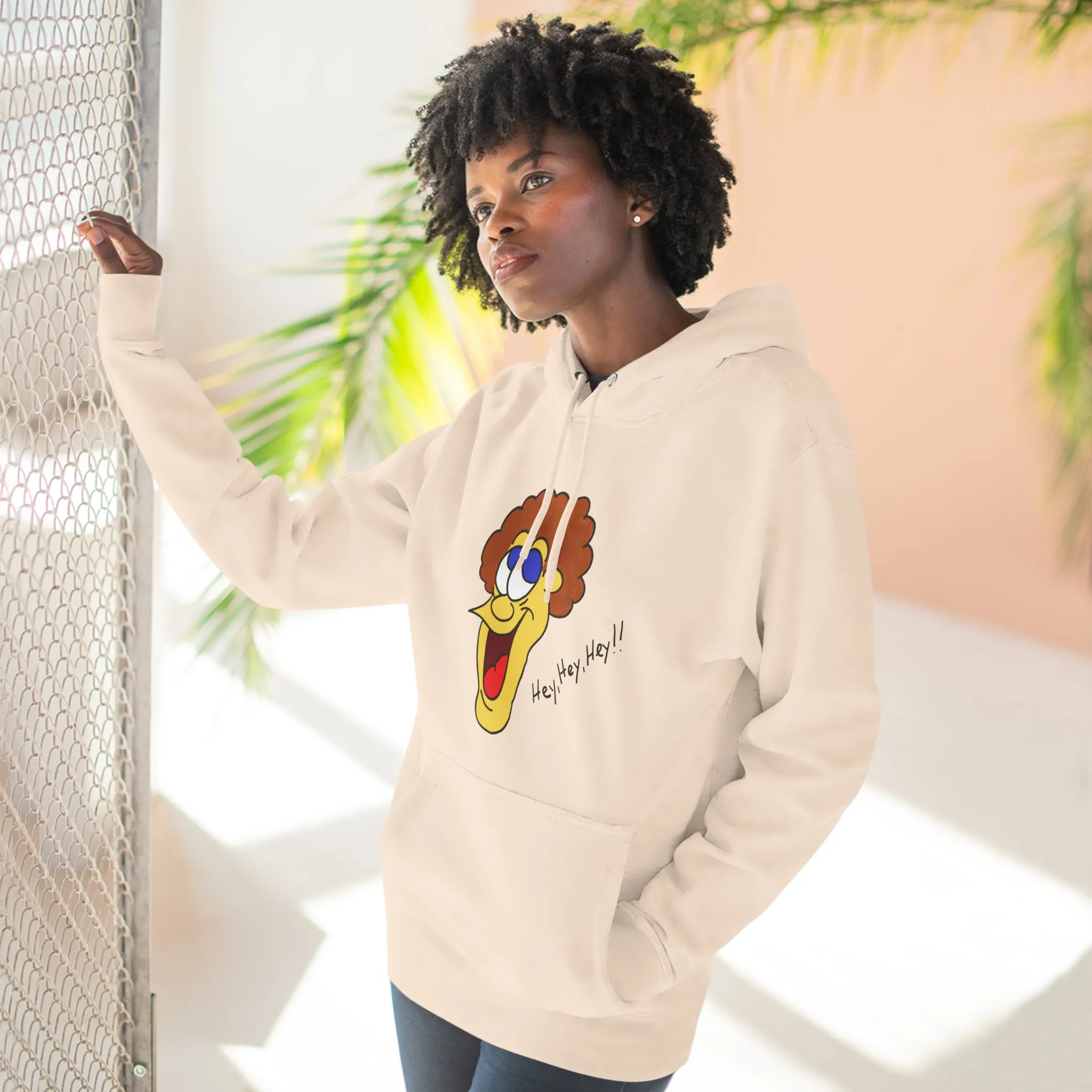 Hey, Hey, Hey!! Unisex French Terry Hoodie