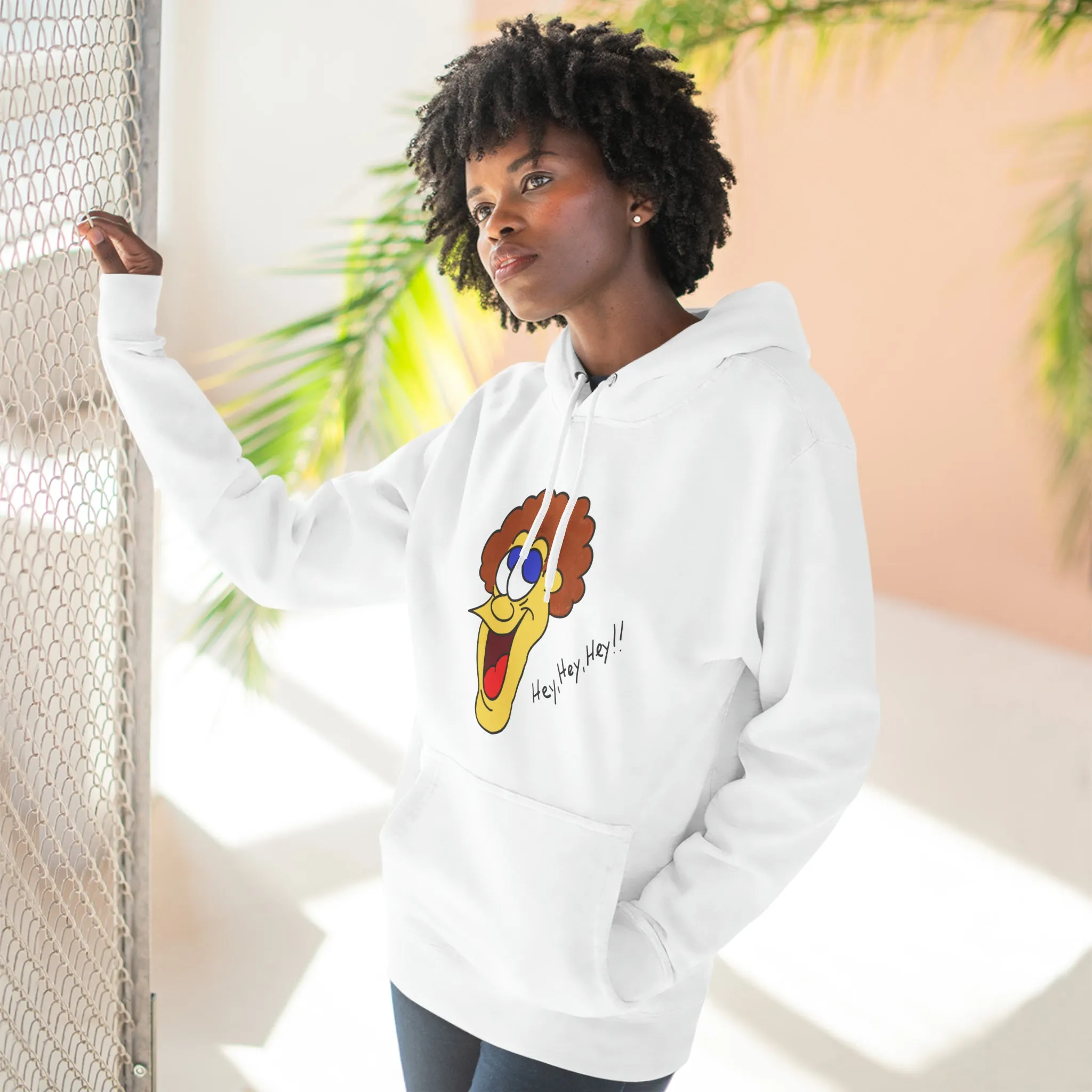 Hey, Hey, Hey!! Unisex French Terry Hoodie