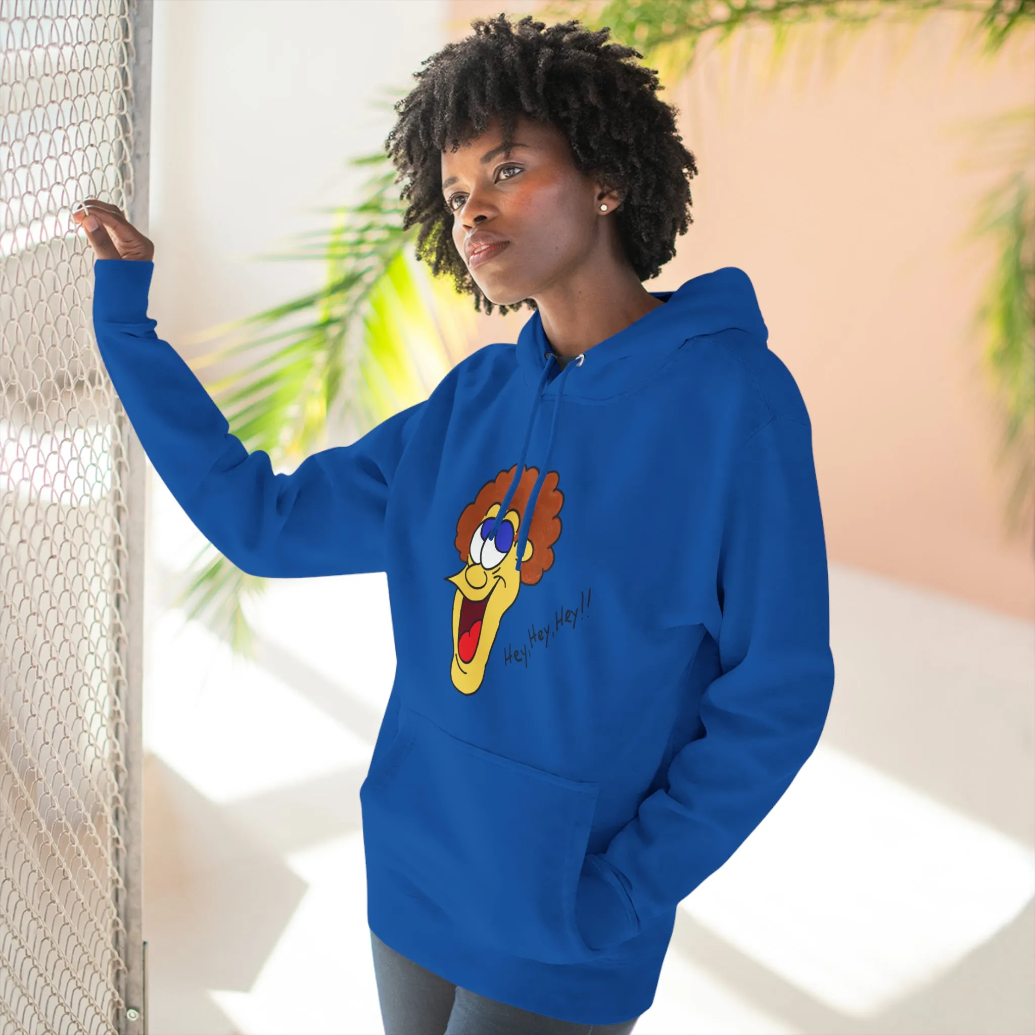Hey, Hey, Hey!! Unisex French Terry Hoodie